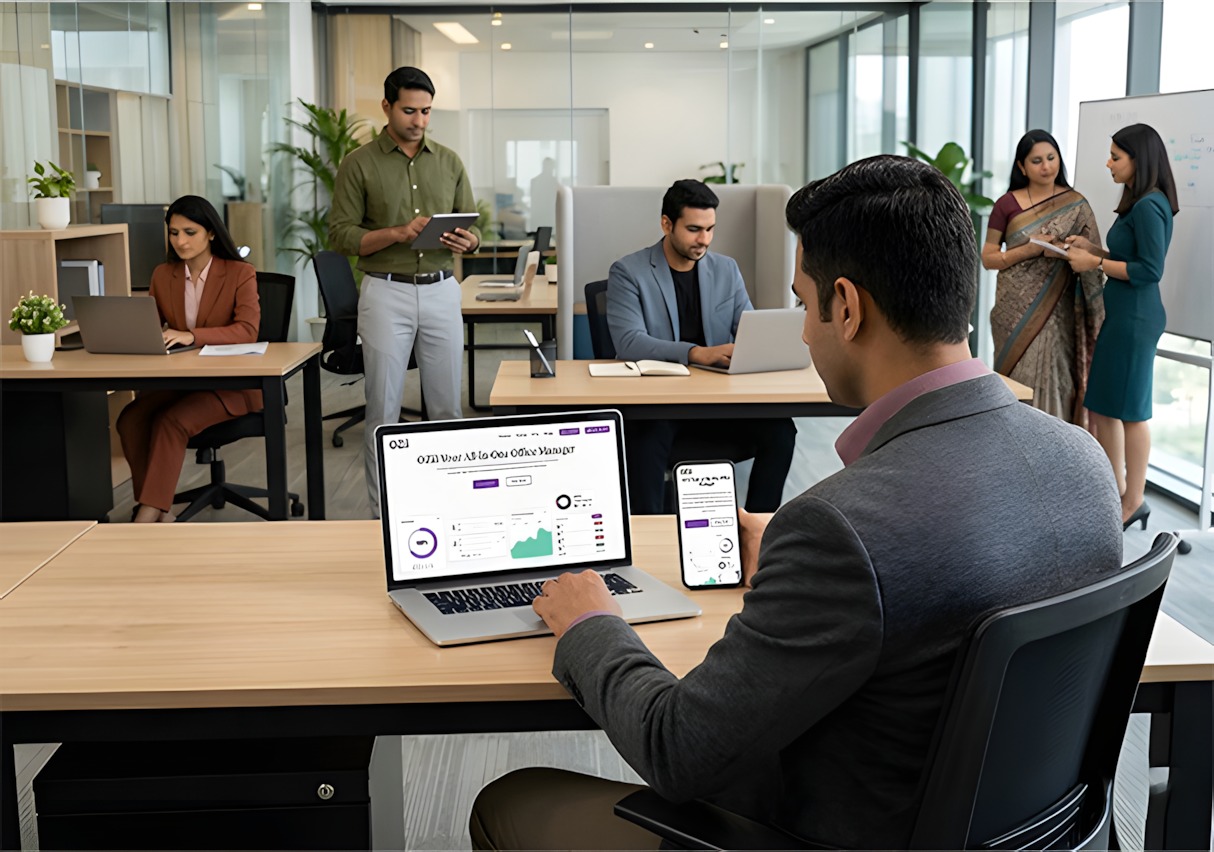 HR software dashboard for Indore businesses